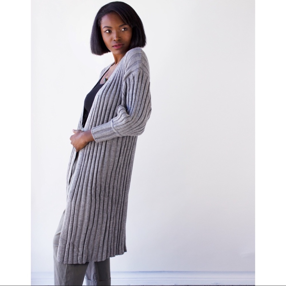 Gray Cardigan